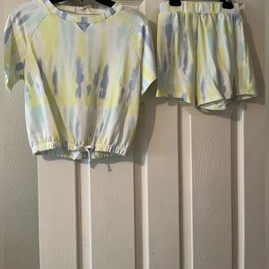 Girls 2 piece short set